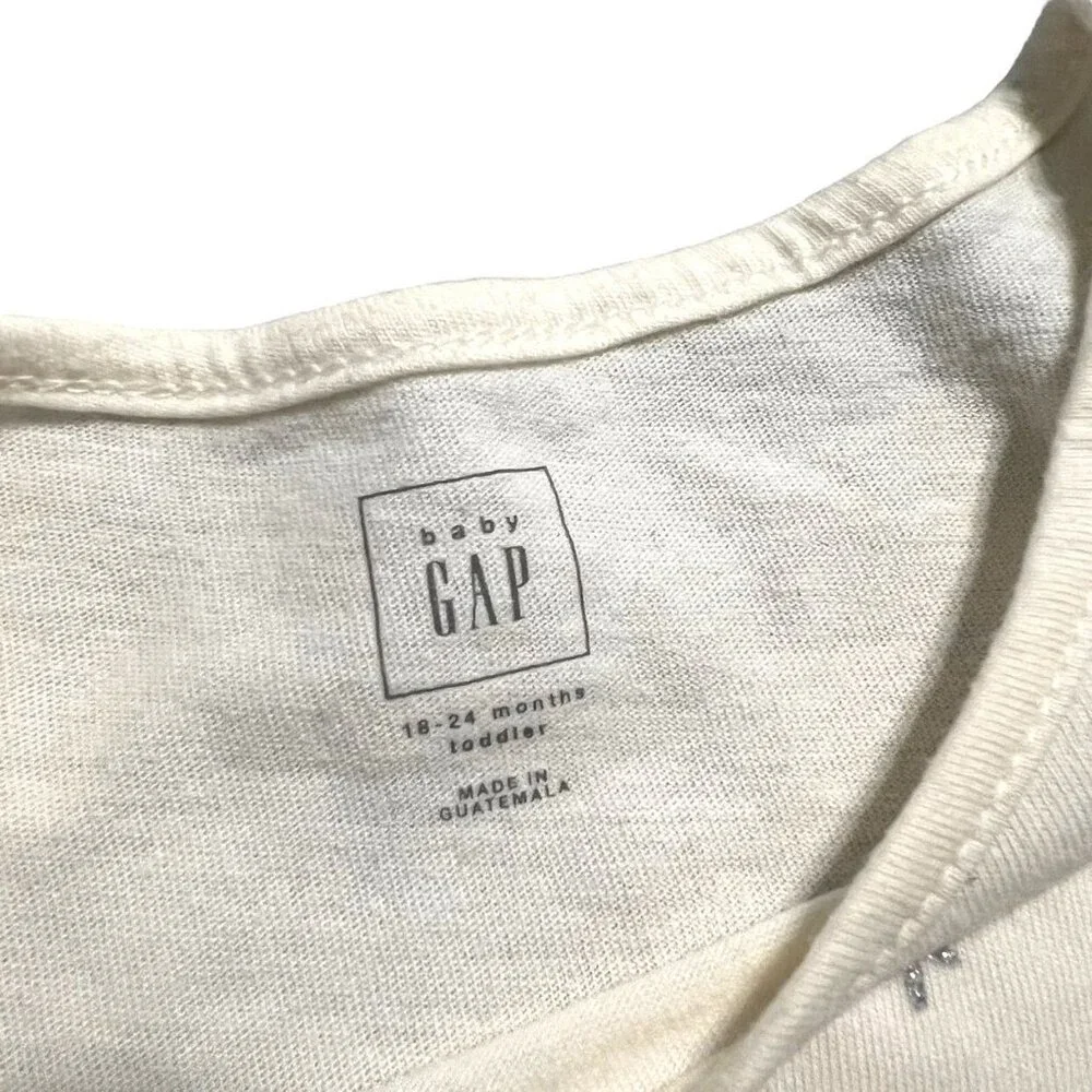 Baby Gap 18-24m Girl On Sled Shirt